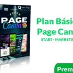 Curso Plan Básico Page Canva de START MARKETING