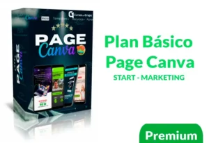 Curso Plan Básico Page Canva de START MARKETING