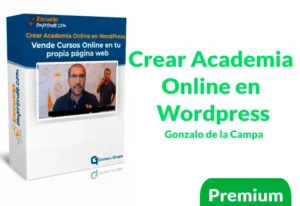 Curso Crear Academia Online en WordPress de Gonzalo de la Campa