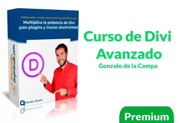 Curso de Divi Avanzado de Gonzalo de la Campa