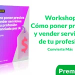 Cómo poner precios y vender servicios de tu profesión potenciada por IA