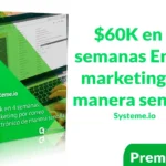 Curso $60K en 4 semanas Email marketing de manera sencilla
