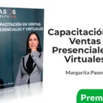 Capacitación en ventas presenciales y virtuales de Margarita Pasos