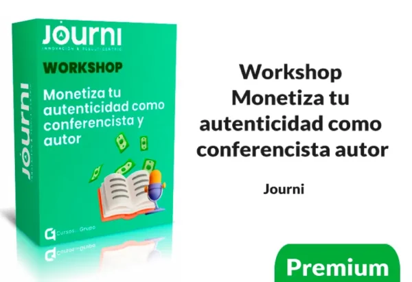 Workshop Monetiza tu autenticidad como conferencista y autor