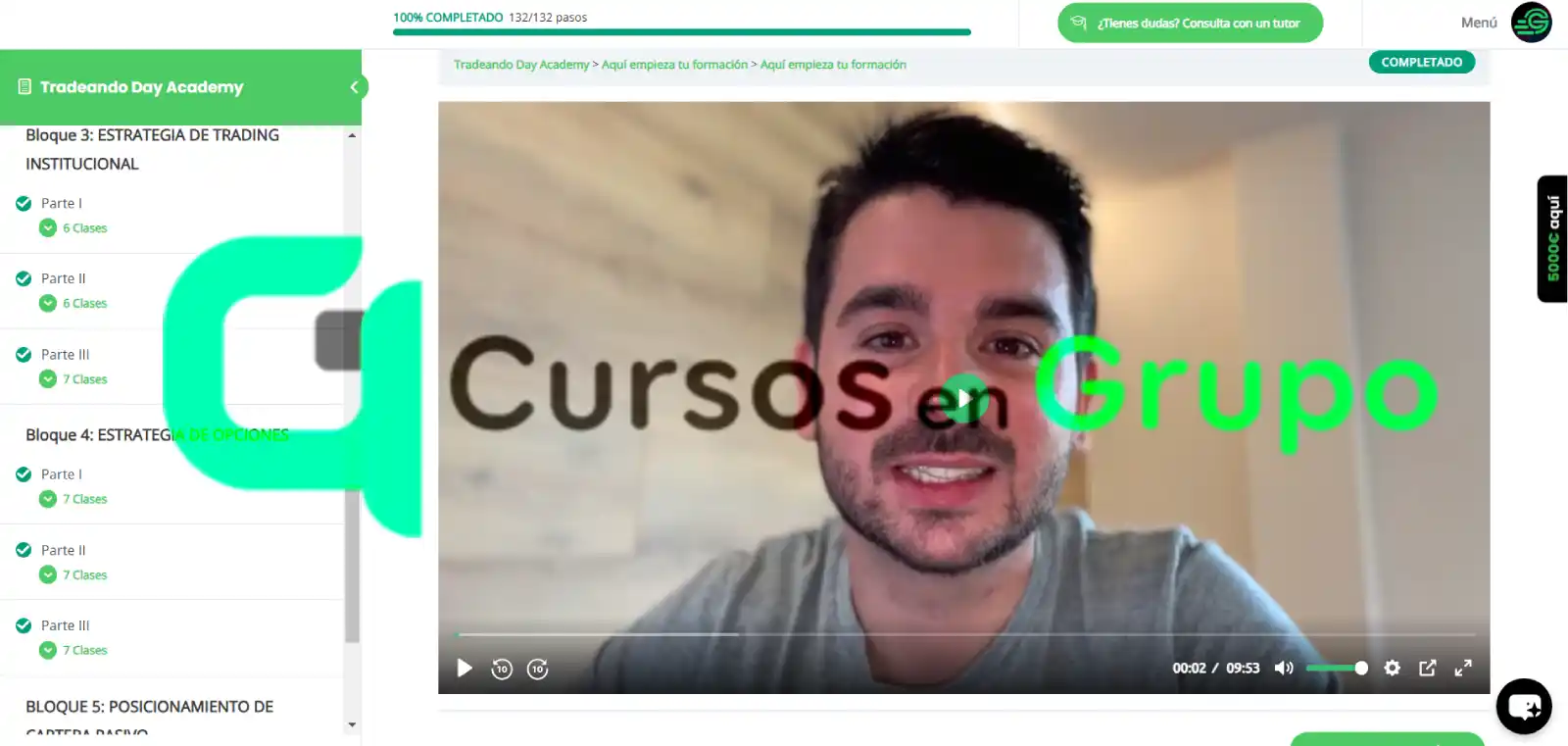 Cursos en Grupo