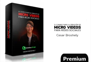 El camino para la creación de MICRO VIDEOS para redes sociales de Cesar Broshely
