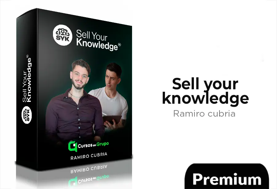 Sell your knowledge de Ramiro cubria
