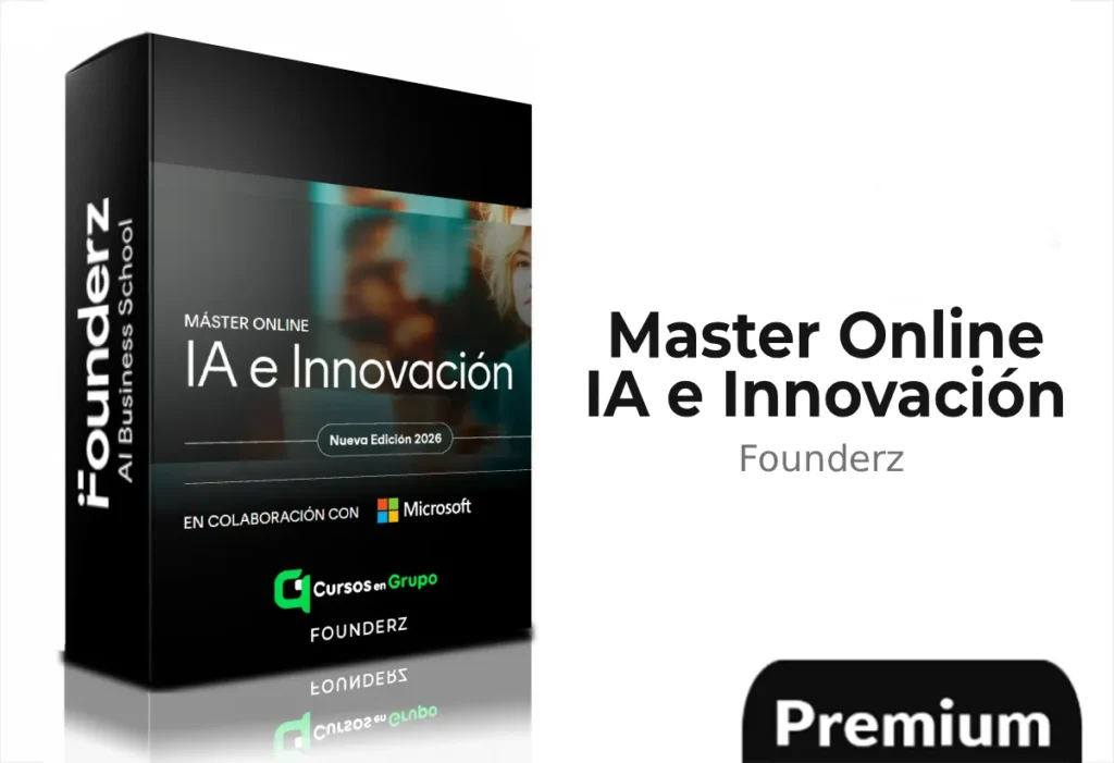 Master Online en IA e Innovación 2026 de Founderz | Microsoft