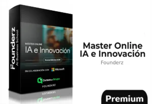 Master Online en IA e Innovación 2026 de Founderz | Microsoft