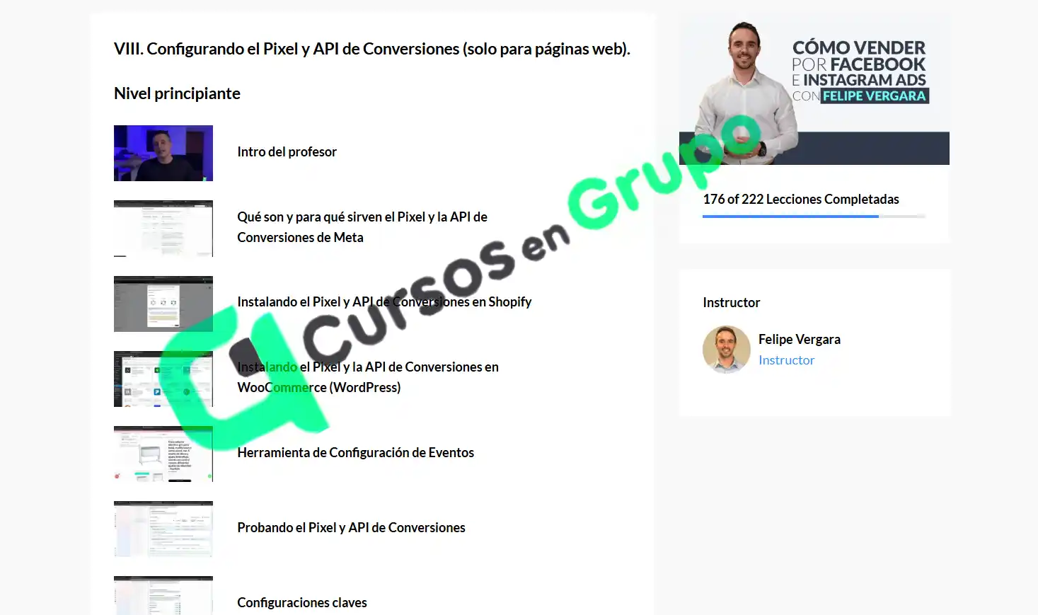 Cursos en Grupo