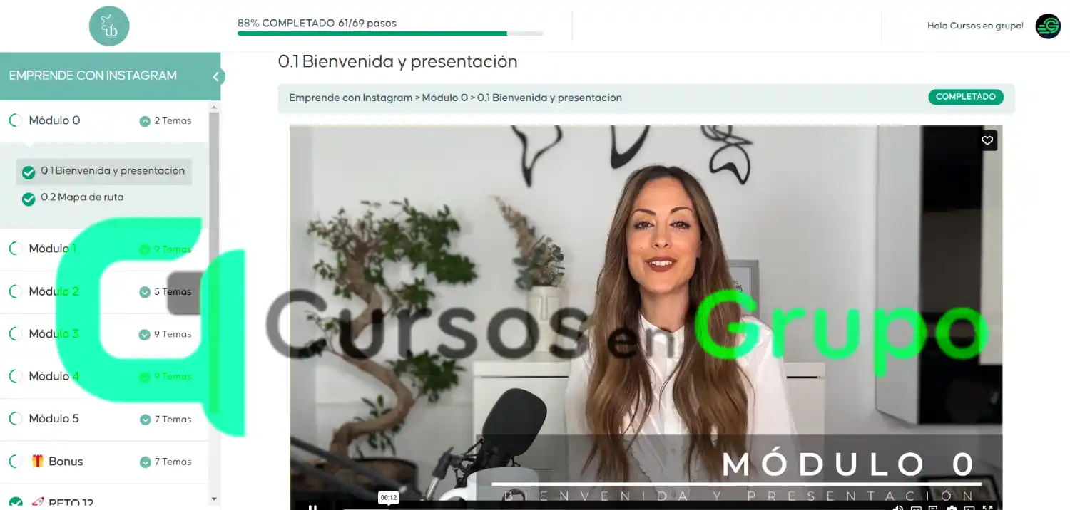 Emprende con Instagram de Ana Clavellinas Captura de emprende con instagram