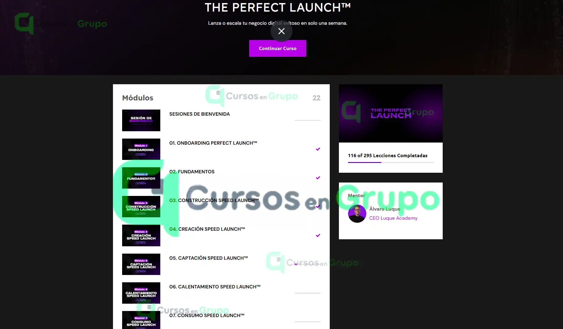 The Perfect Launch de Alvaro Luque 2025