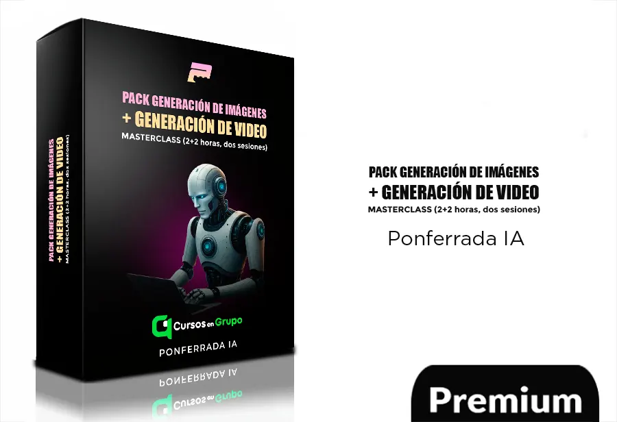 43 PACK Generación de Imágenes y Video de MASTERCLASS (2+2 horas, dos sesiones)